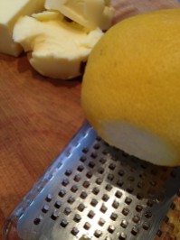 Fresh grated lemon zest